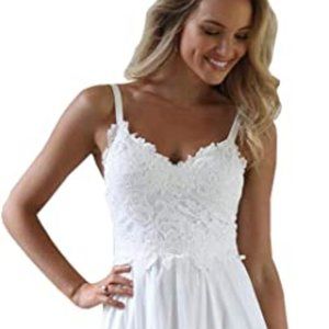 Lace Beach Wedding Dress